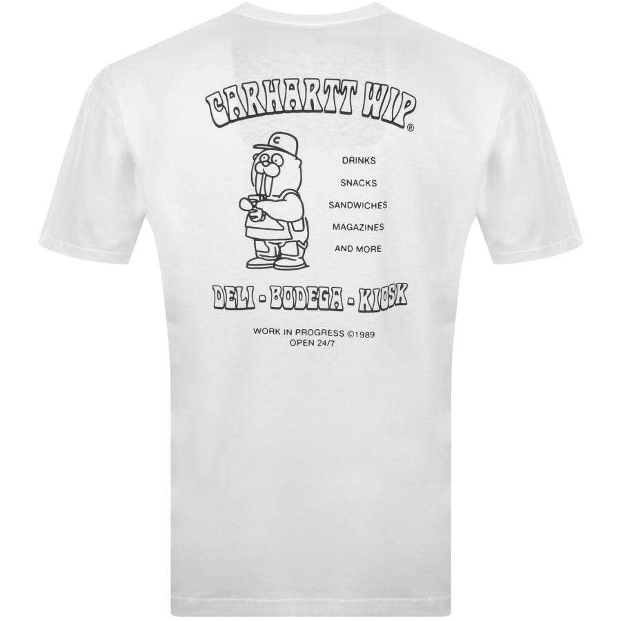 Image number 5 for Carhartt WIP Sandwich T Shirt White