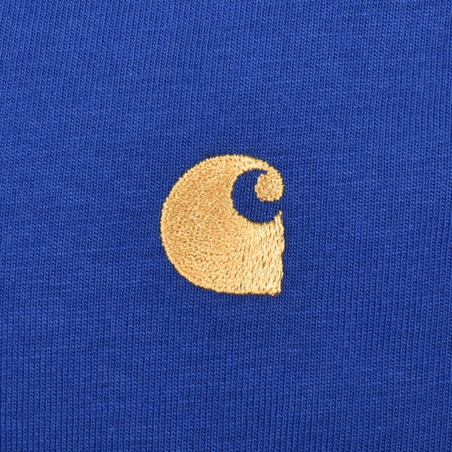 Image number 3 for Carhartt WIP Chase Short Sleeved T Shirt Blue