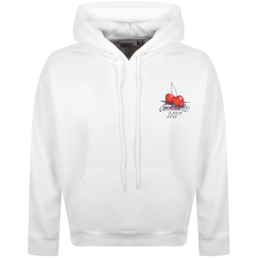 Image number 2 for Carhartt WIP Jake Garcia Hoodie White