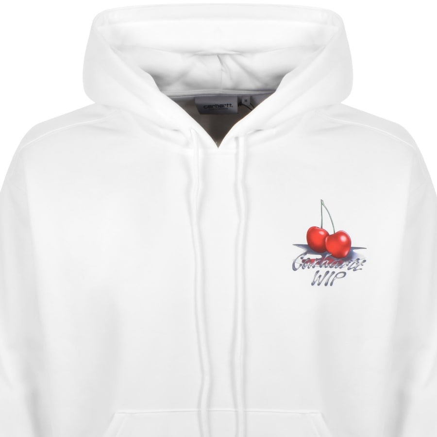 Image number 3 for Carhartt WIP Jake Garcia Hoodie White
