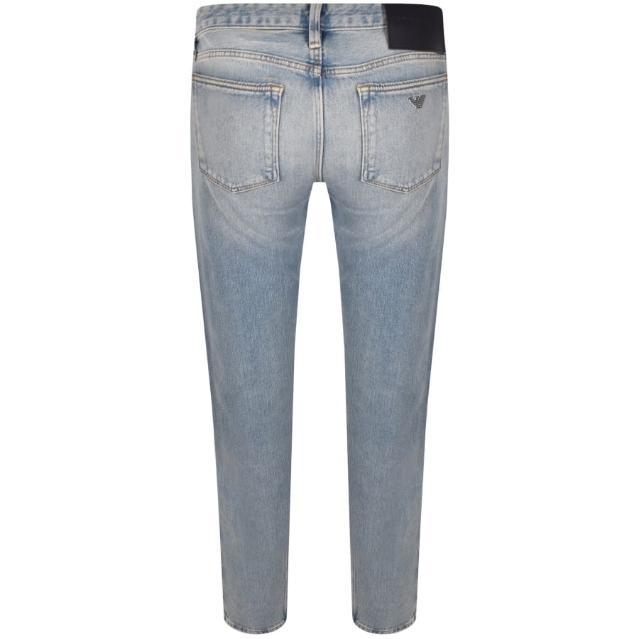 Image number 3 for Emporio Armani J75 Slim Fit Jeans Blue Denim
