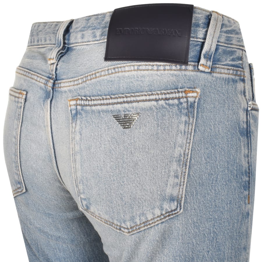 Image number 4 for Emporio Armani J75 Slim Fit Jeans Blue Denim