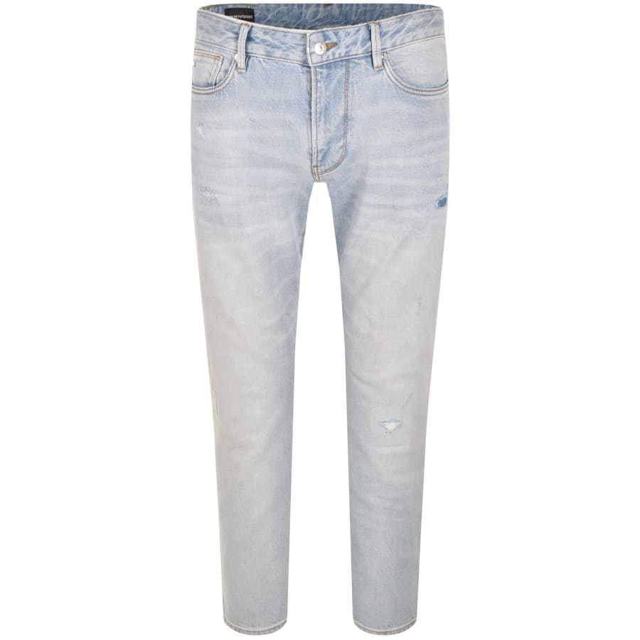 Image number 2 for Emporio Armani J06 Slim Fit Jeans Blue