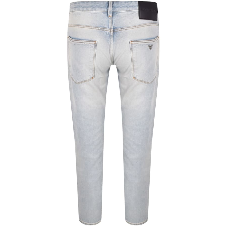 Image number 3 for Emporio Armani J06 Slim Fit Jeans Blue