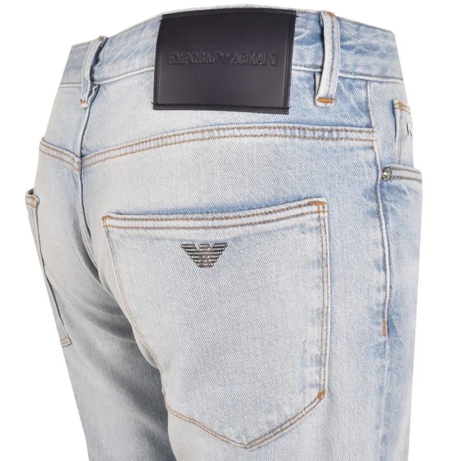 Image number 4 for Emporio Armani J06 Slim Fit Jeans Blue