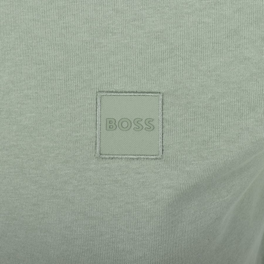 Image number 3 for BOSS Tales T Shirt Open Green