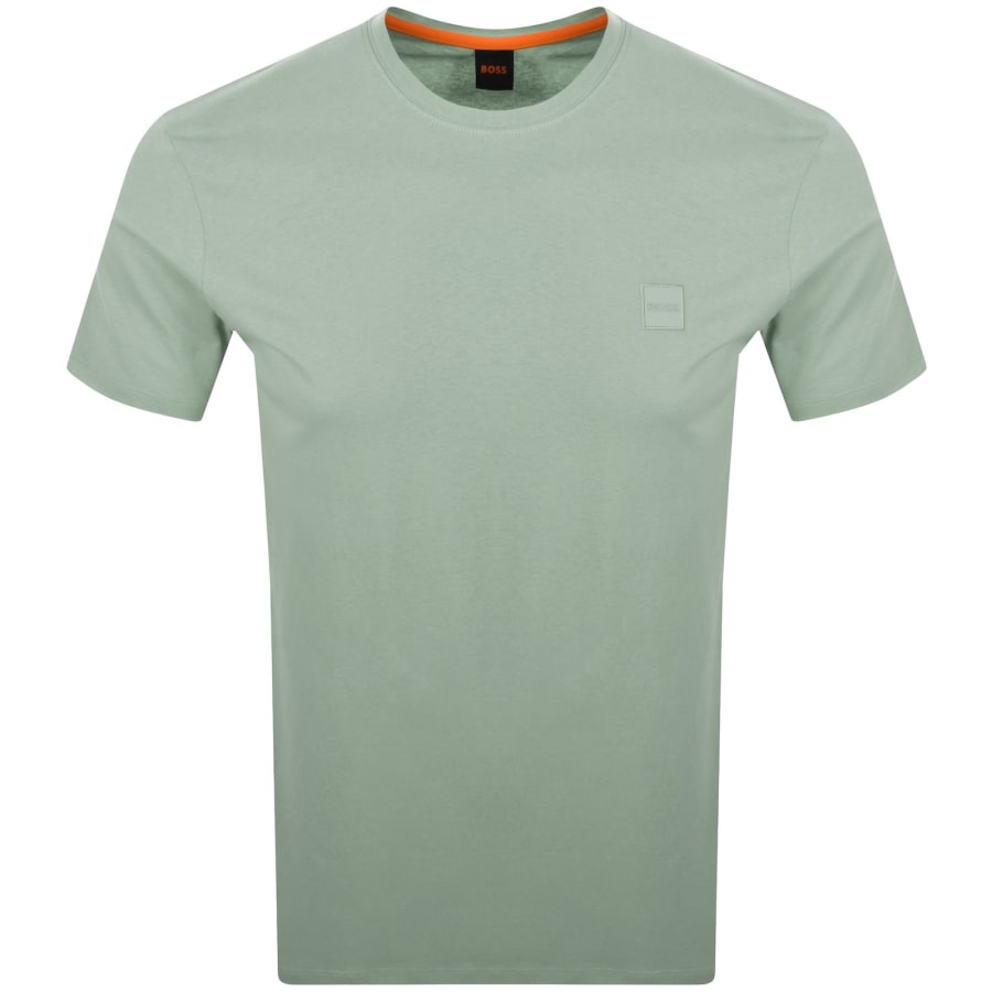 Image number 1 for BOSS Tales T Shirt Open Green