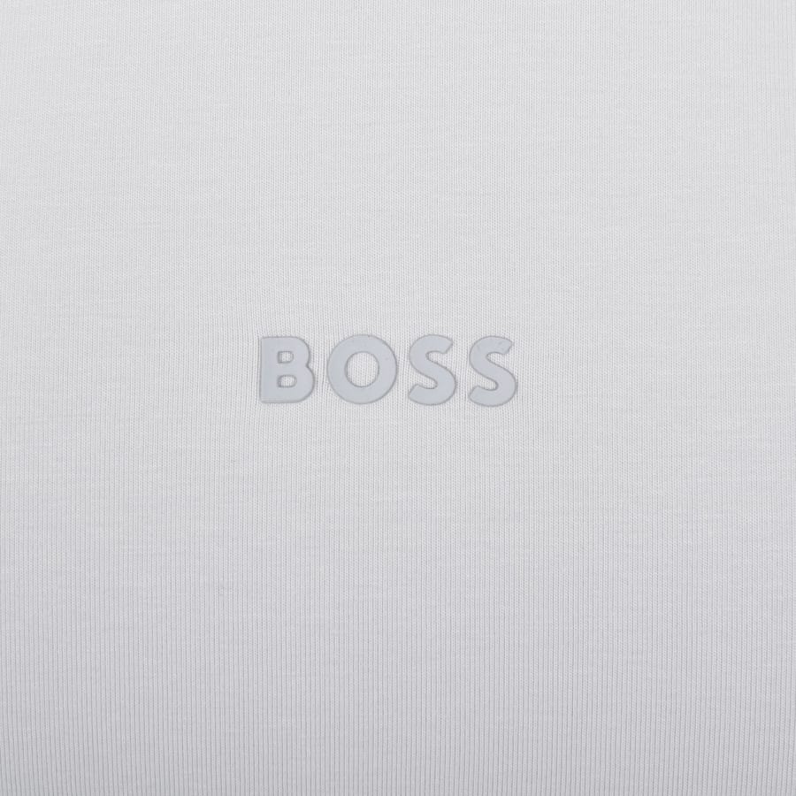 Image number 3 for BOSS TChup Logo T Shirt Light Grey