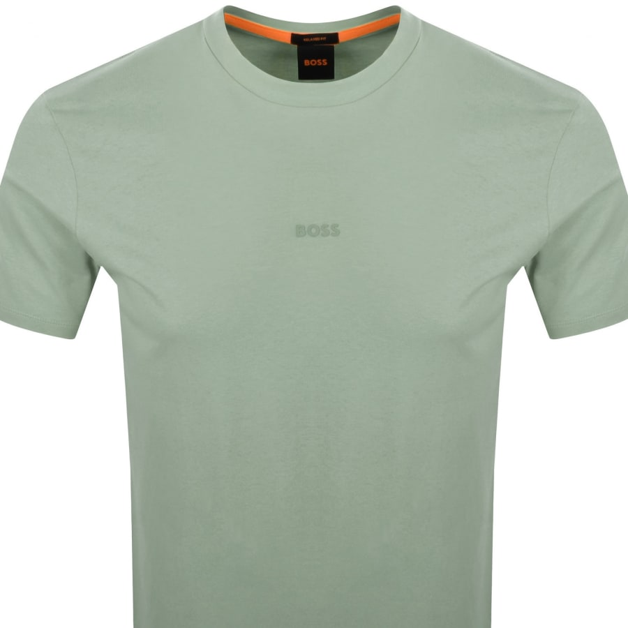 Image number 2 for BOSS TChup Logo T Shirt Open Green