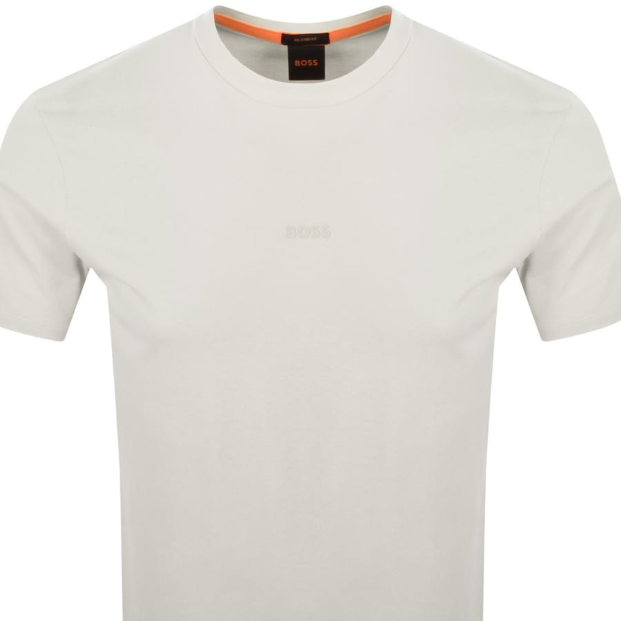 Image number 2 for BOSS TChup Logo T Shirt Pale Yellow