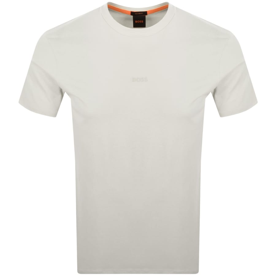 Image number 1 for BOSS TChup Logo T Shirt Pale Yellow