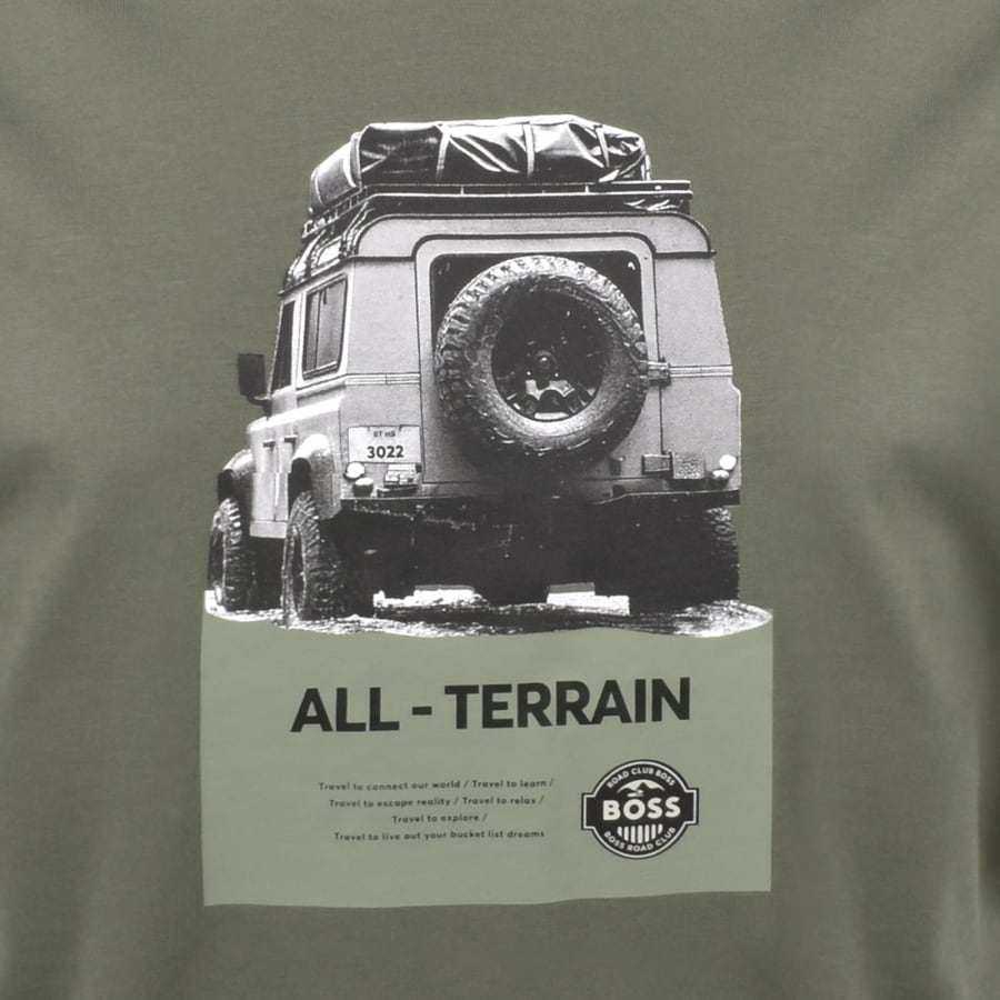 Image number 3 for BOSS Te Wagon T Shirt Green