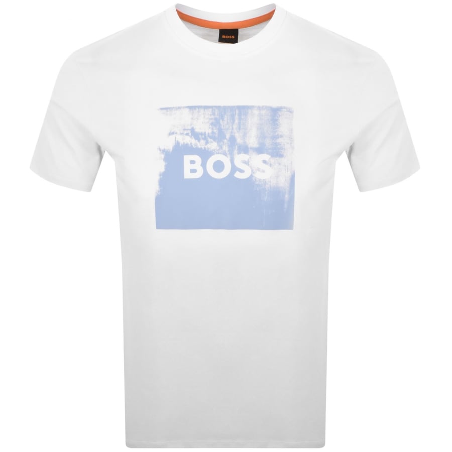 Image number 1 for BOSS Te Wheel T Shirt White