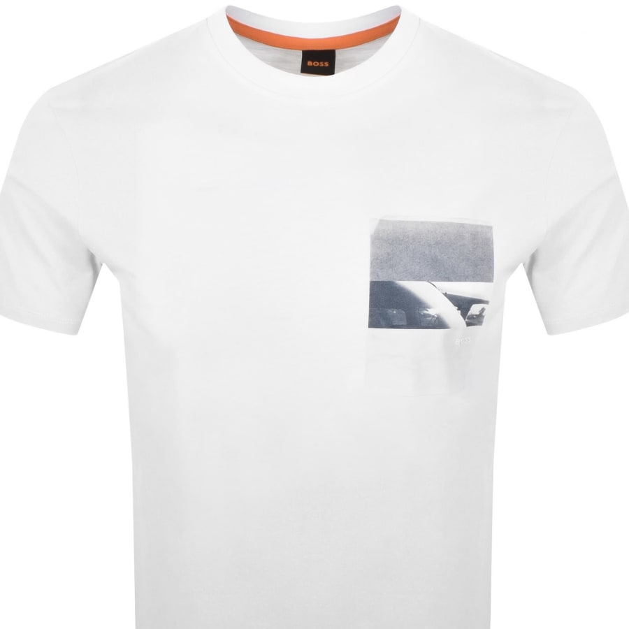Image number 2 for BOSS Te Container T Shirt White
