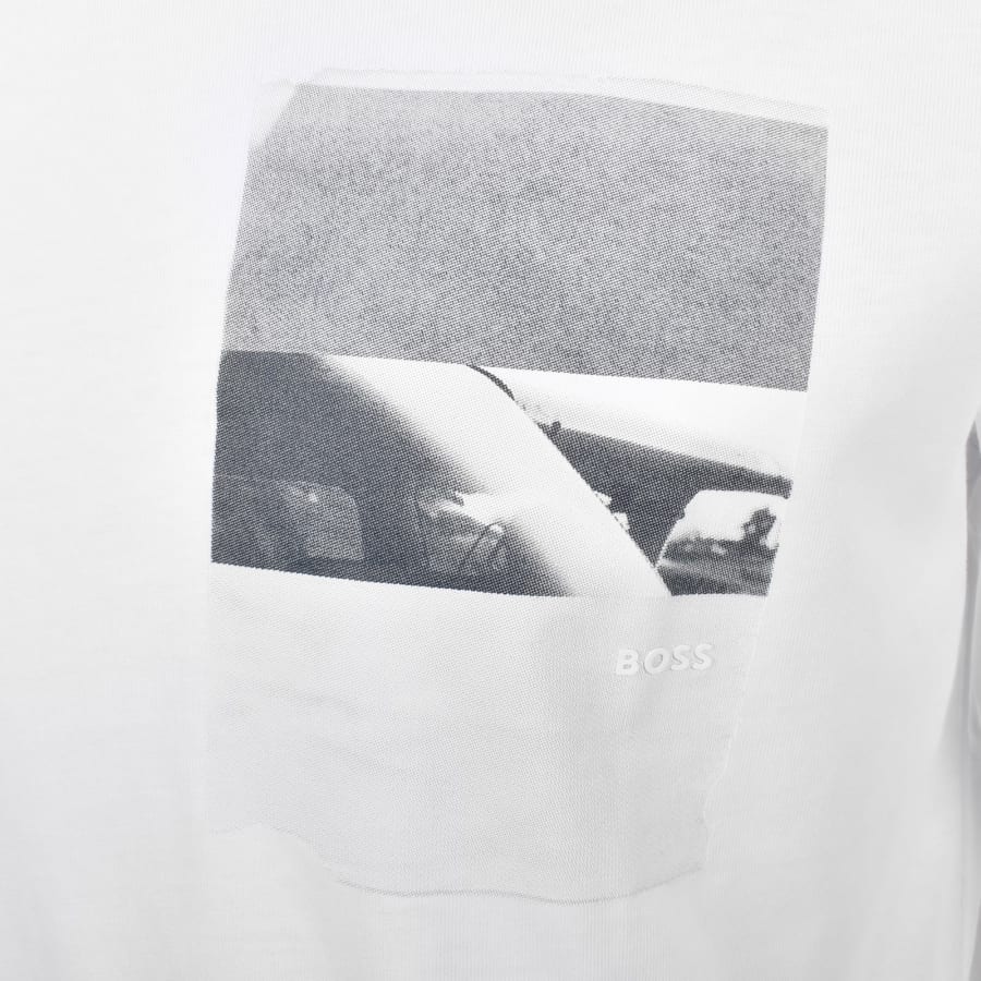 Image number 3 for BOSS Te Container T Shirt White