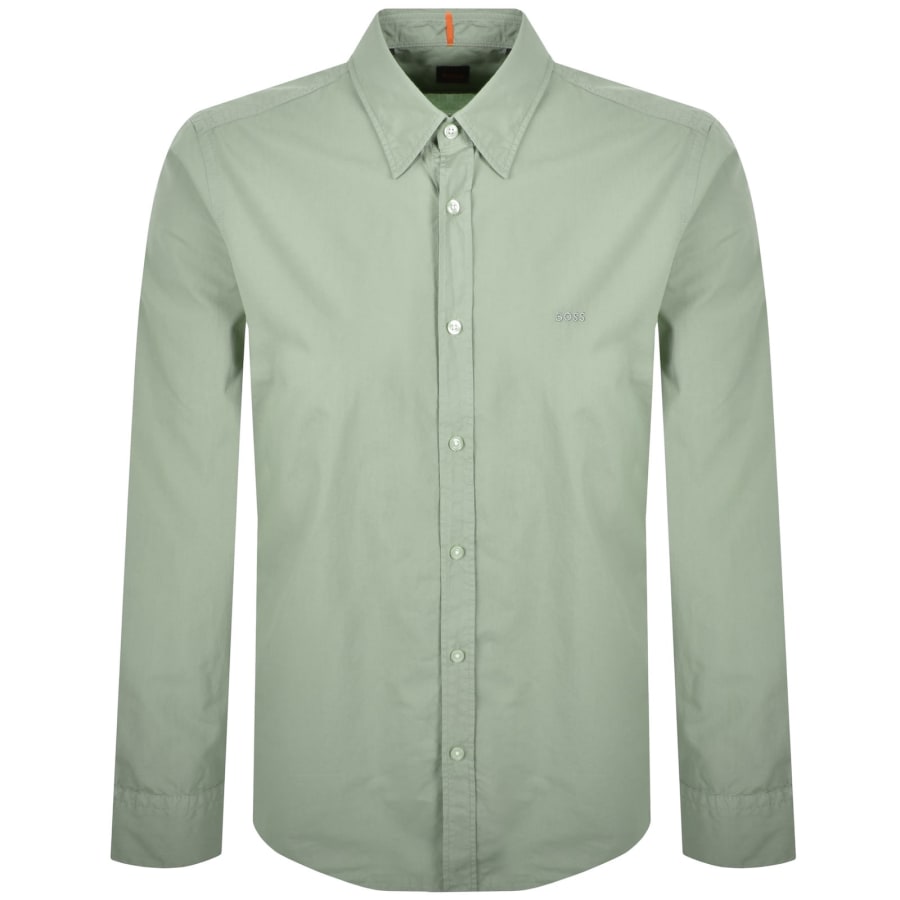 Image number 1 for BOSS Relegant 6 Regular Fit Shirt Green