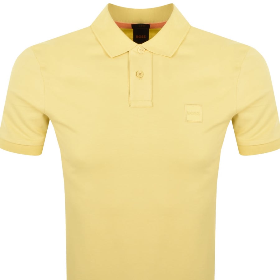 Image number 2 for BOSS Passenger Polo T Shirt Yellow