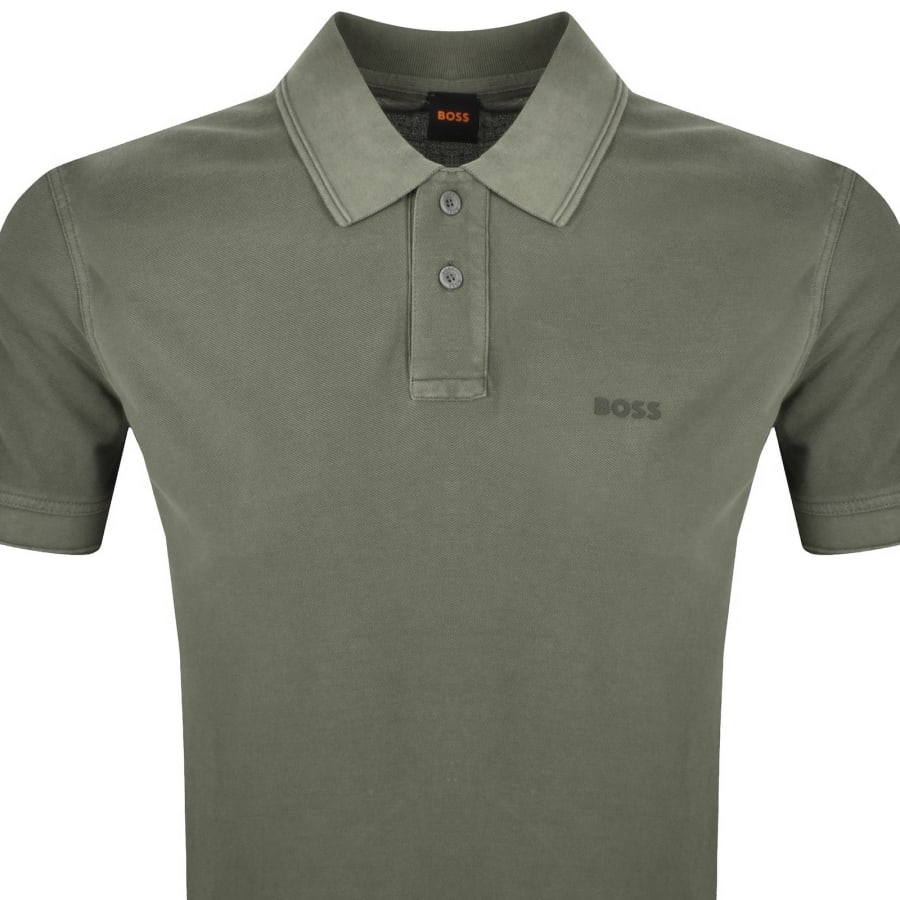 Image number 2 for BOSS Prime Polo T Shirt Green