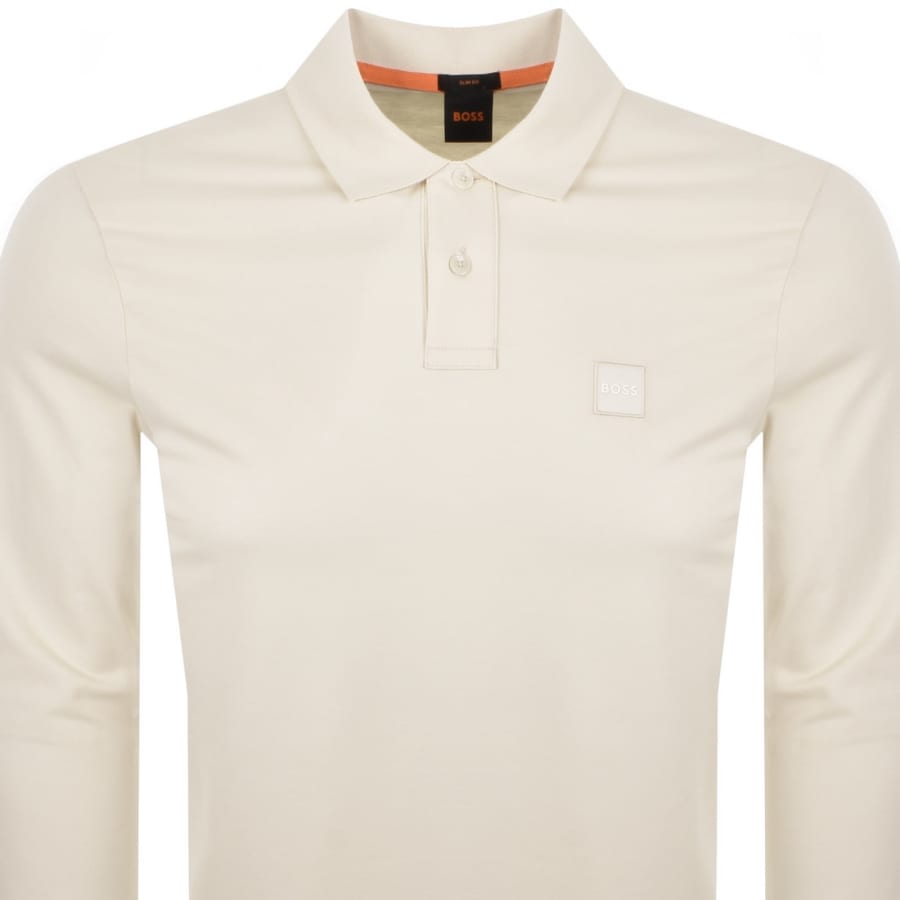 Image number 2 for BOSS Passerby Polo T Shirt Pale Yellow