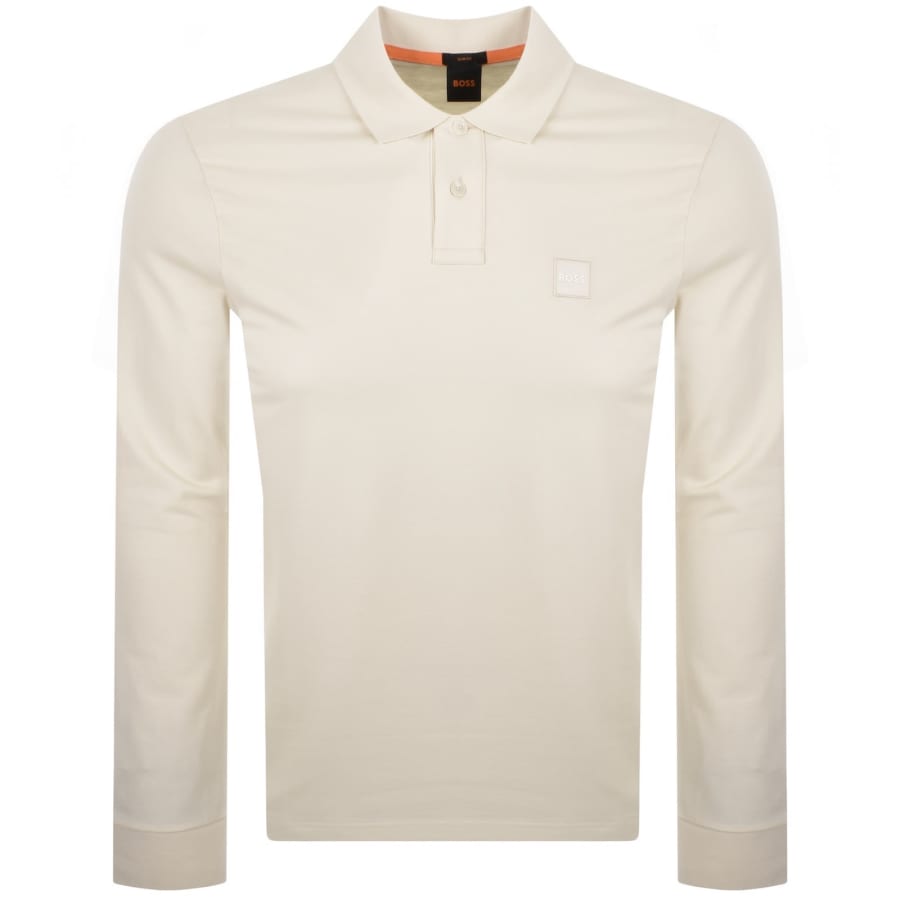 Image number 1 for BOSS Passerby Polo T Shirt Pale Yellow