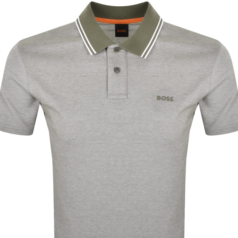 Image number 2 for BOSS Oxford New Polo T Shirt Green
