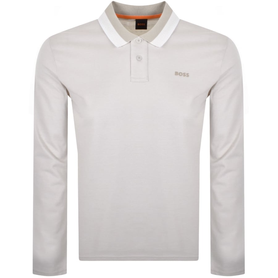Image number 1 for BOSS Oxford Polo T Shirt Light Beige