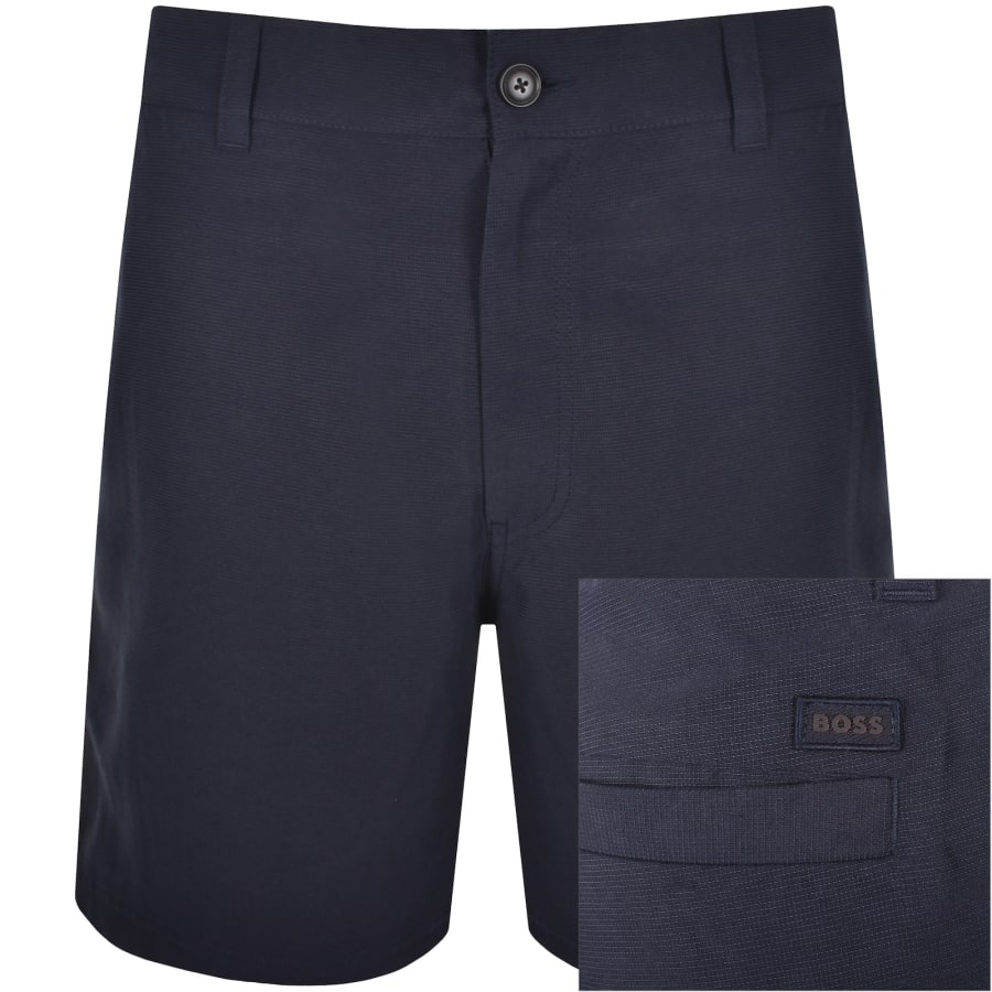 Image number 1 for BOSS Sandrew 5 Tapered Shorts Dark Blue