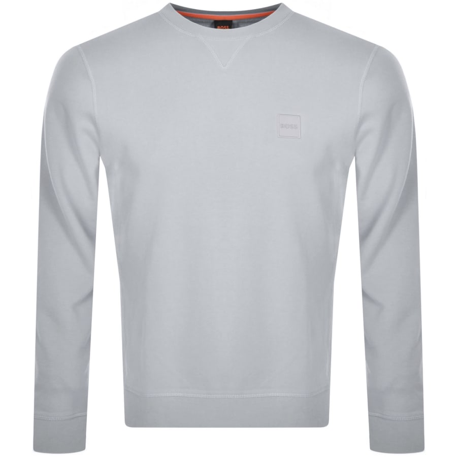 Image number 1 for BOSS Westart 1 Sweatshirt Light Grey