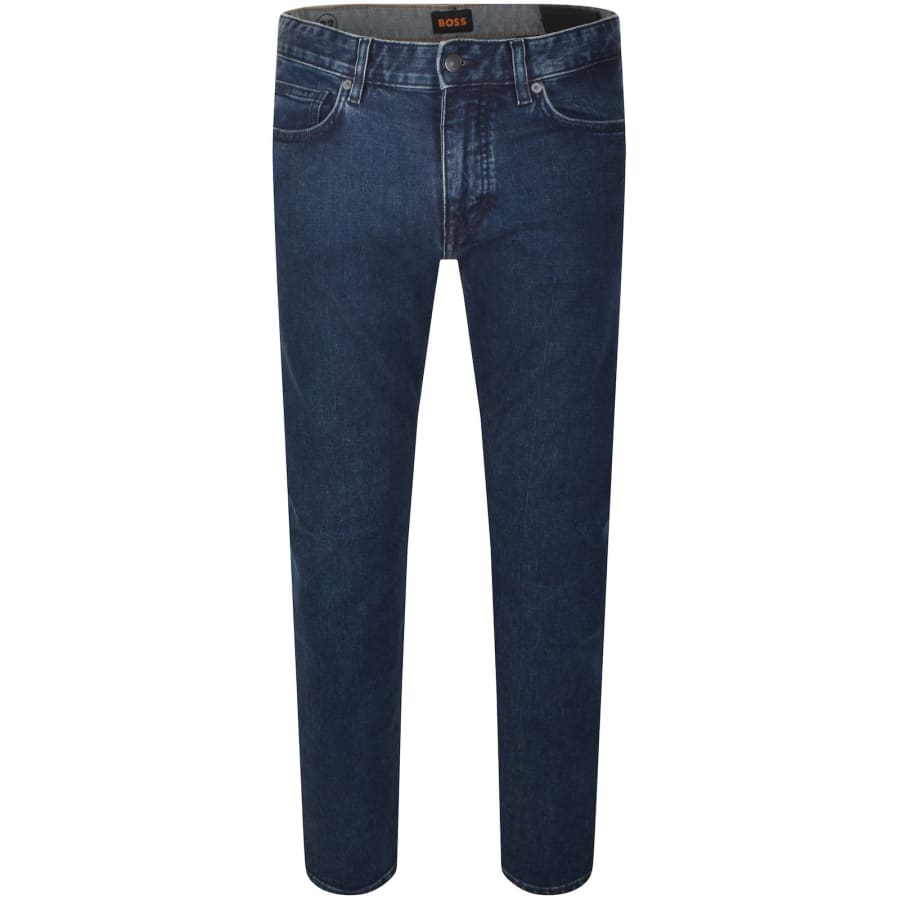 Image number 2 for BOSS Delaware Slim Fit Jeans Navy
