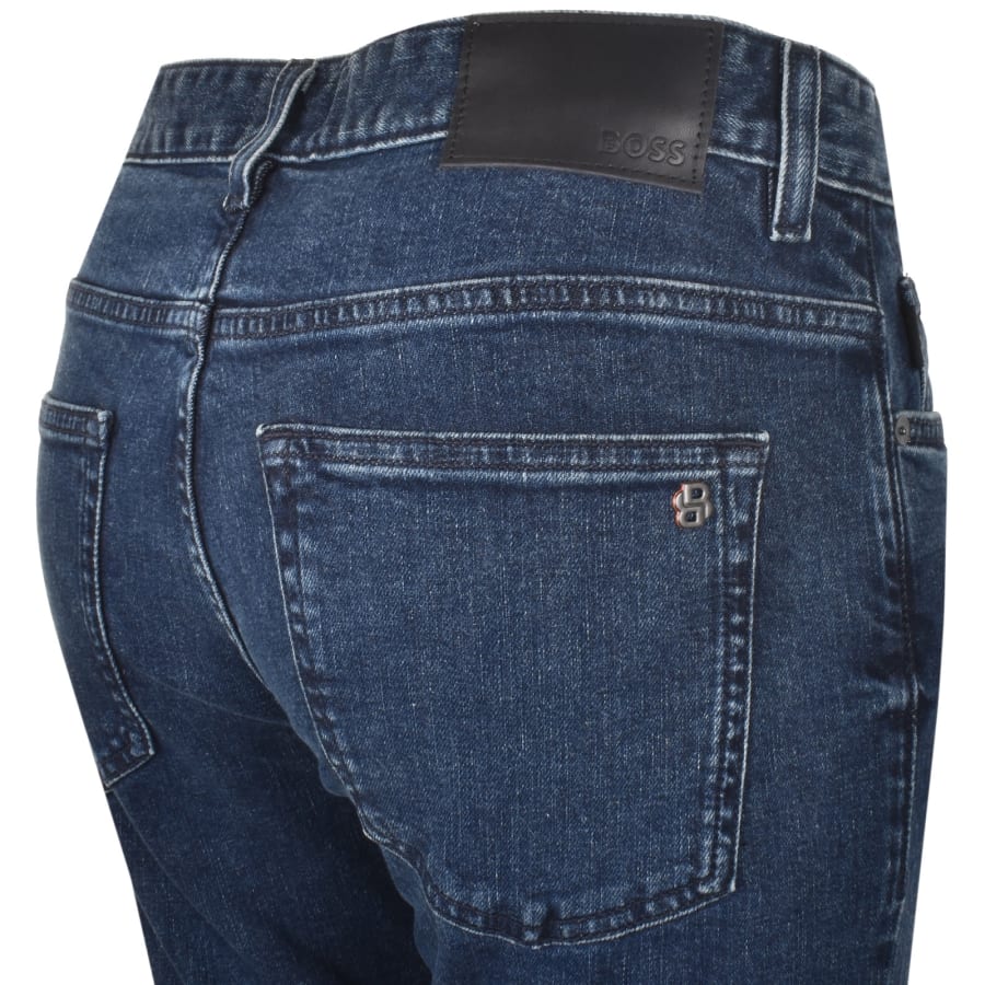 Image number 4 for BOSS Delaware Slim Fit Jeans Navy