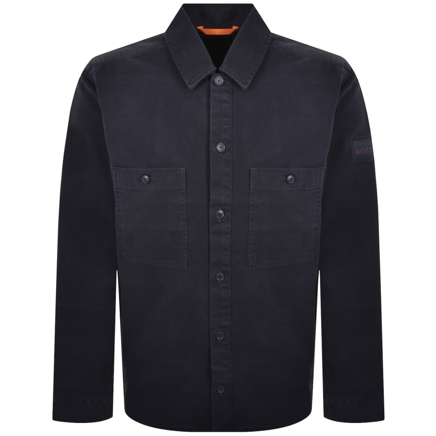 Image number 2 for BOSS Locky 2 Overshirt Dark Blue
