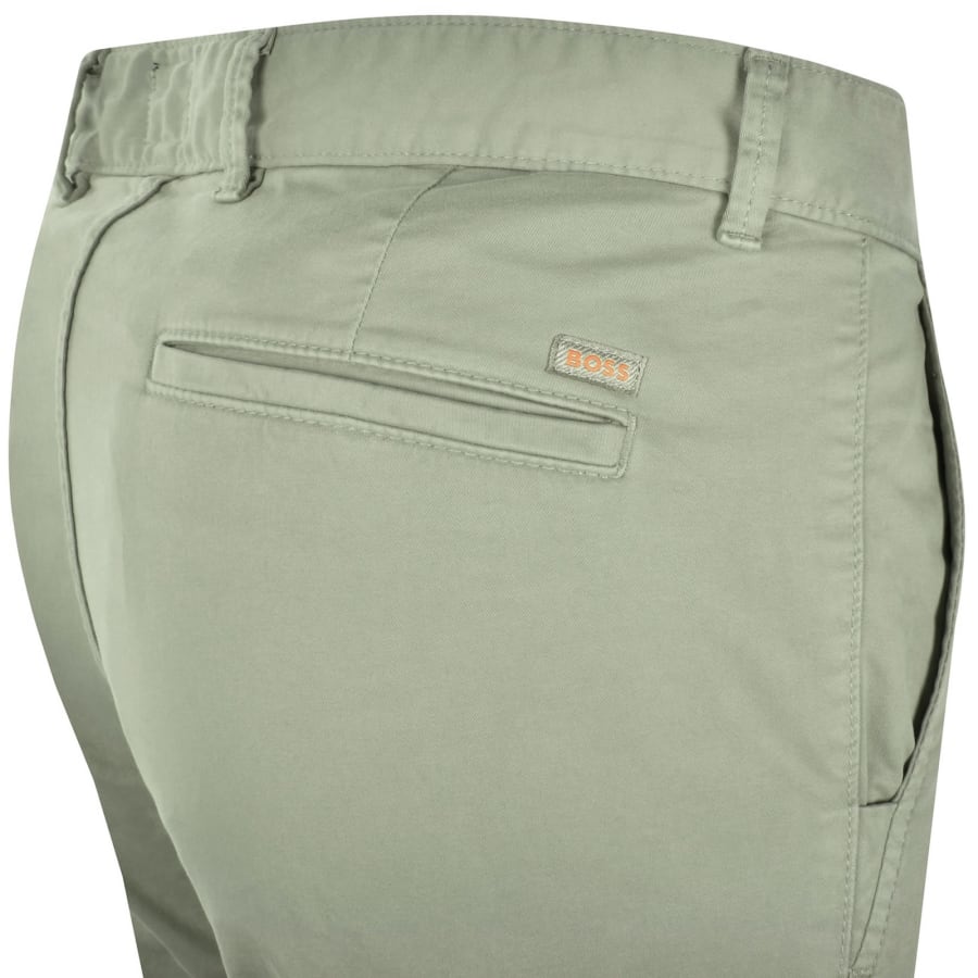 Image number 4 for BOSS Chino Slim Trousers Green