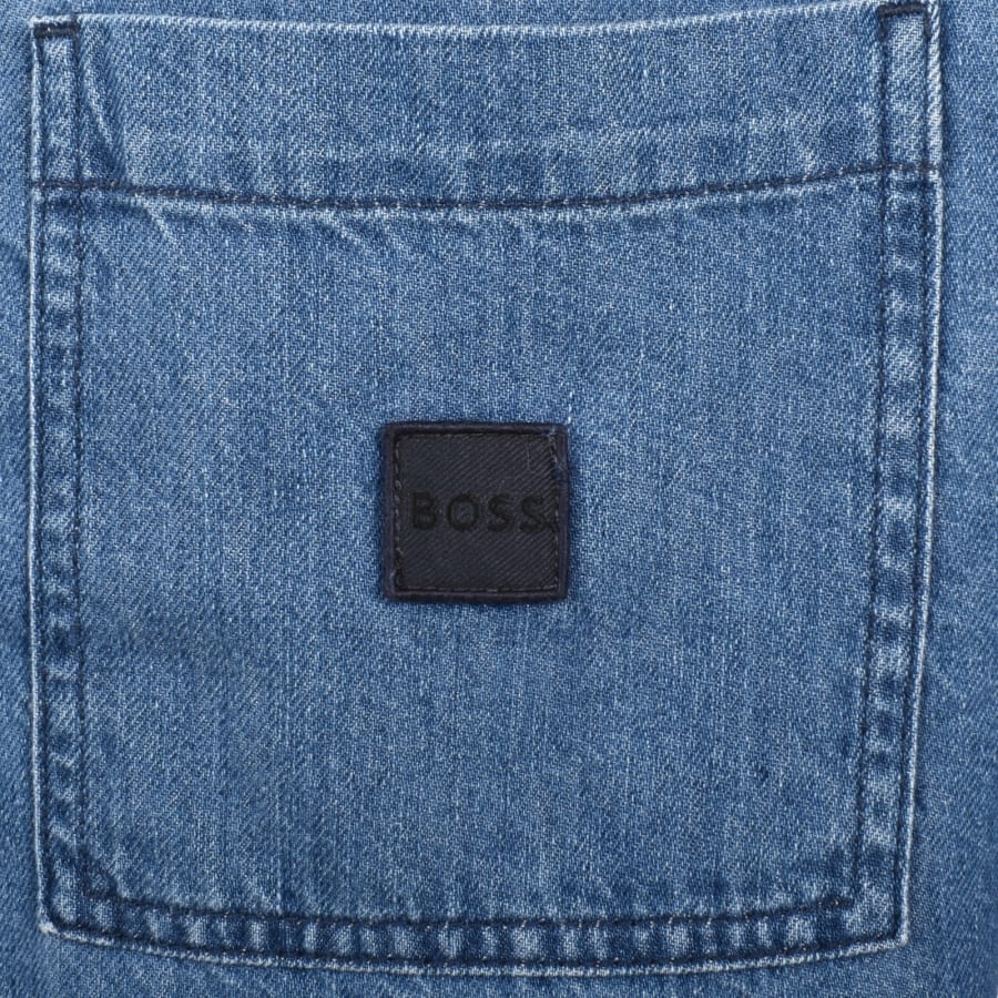 Image number 3 for BOSS Laredo Denim Jacket Blue