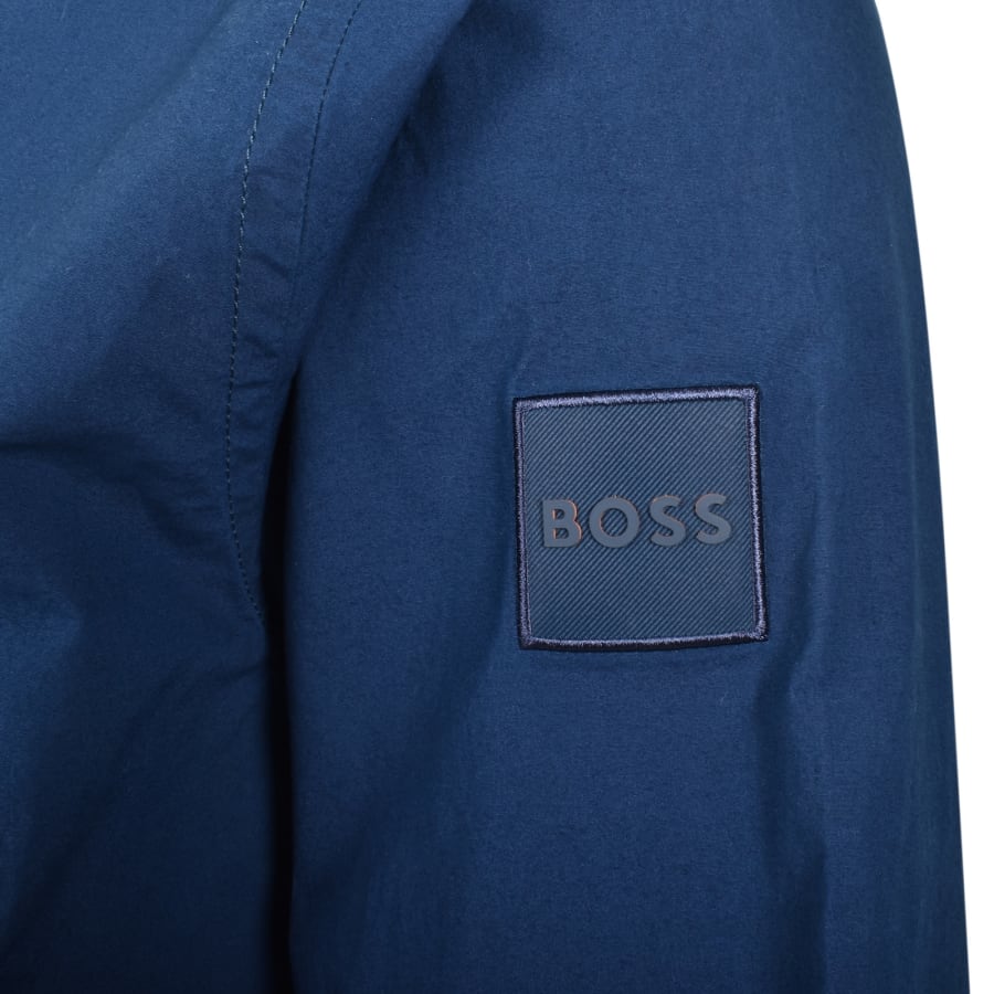 Image number 4 for BOSS Locky 2 Overshirt Blue