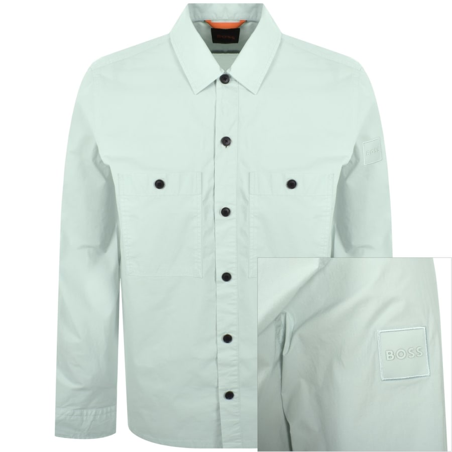 Image number 1 for BOSS Locky 2 Overshirt Pastel Blue
