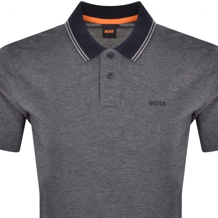 Image number 2 for BOSS Oxford New Polo Navy