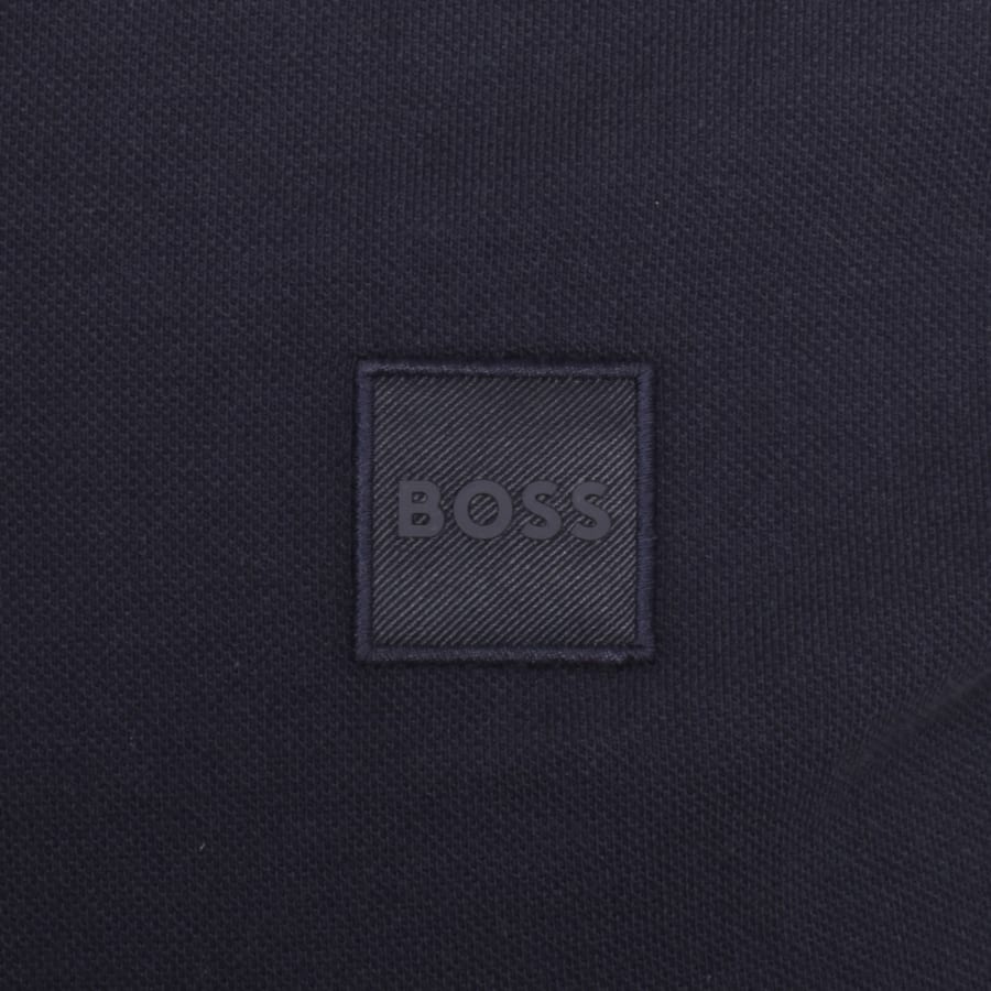 Image number 3 for BOSS Passertip Polo T Shirt Navy