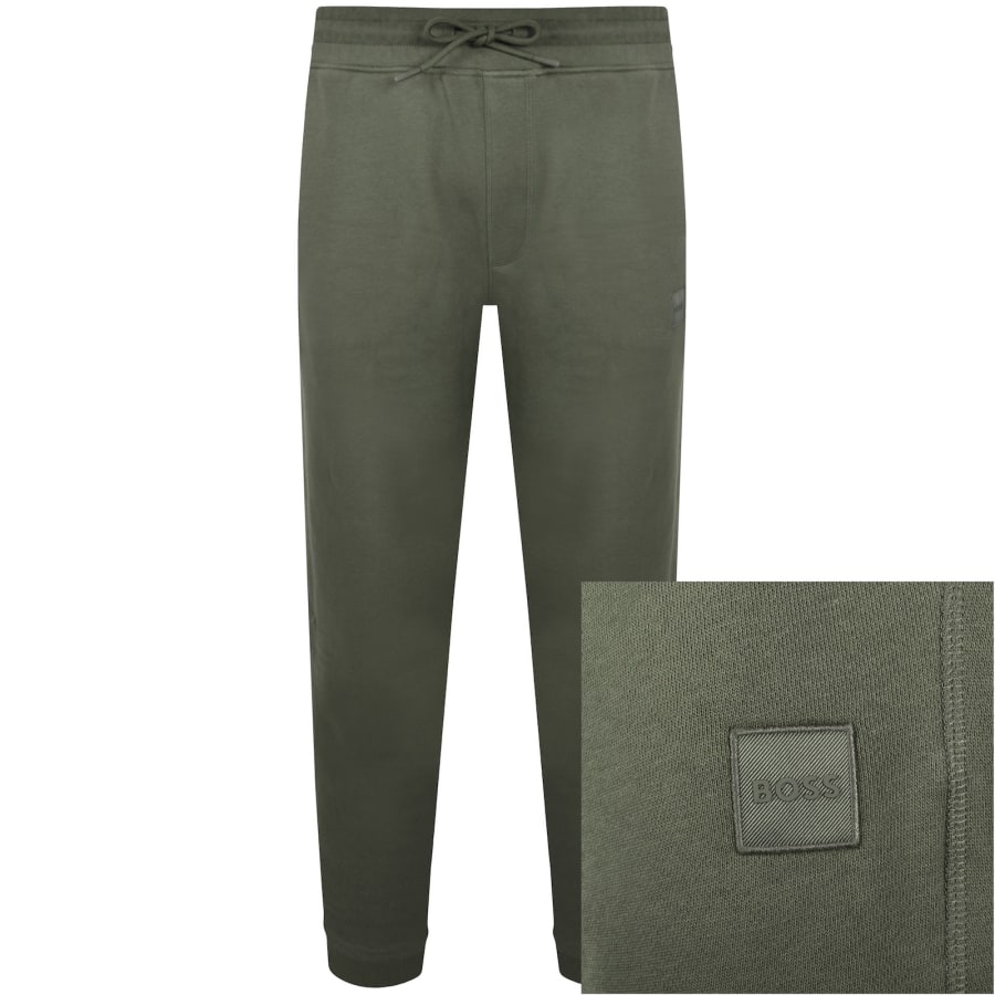 Image number 1 for BOSS Sestart Jogging Bottoms Green