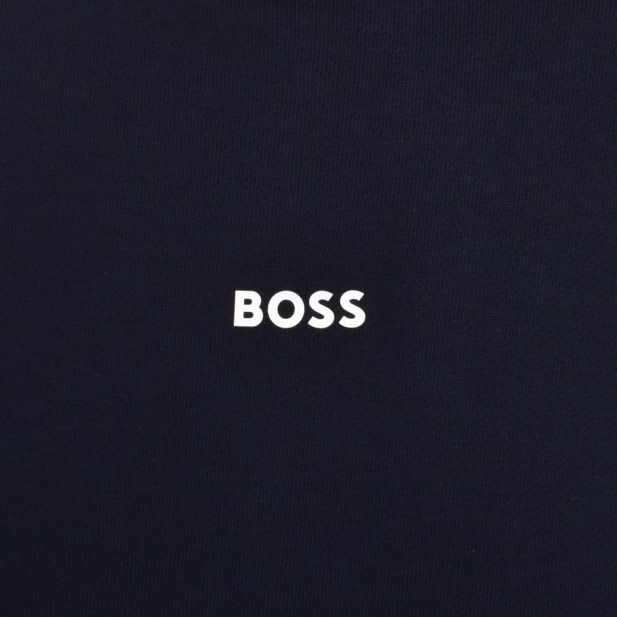 Image number 3 for BOSS Wetalk Pullover Hoodie Navy