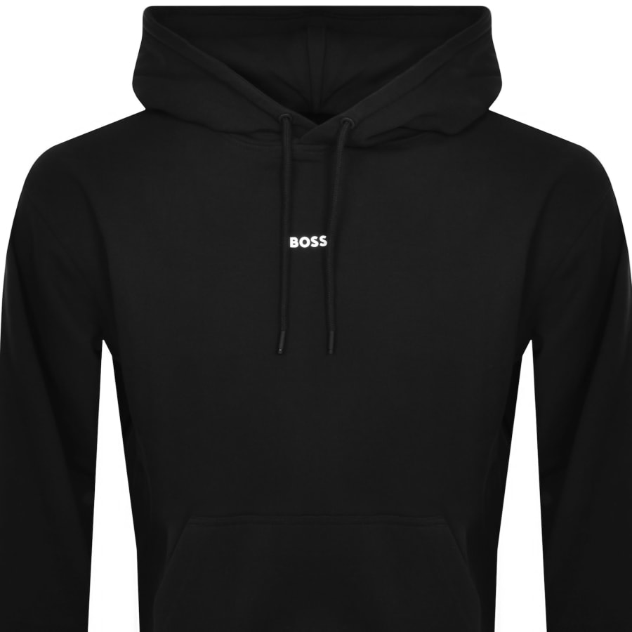 Image number 2 for BOSS Wetalk Pullover Hoodie Black