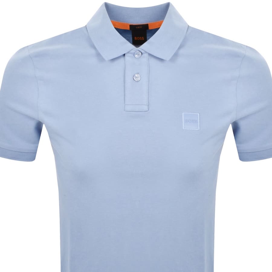 Image number 2 for BOSS Passenger Polo T Shirt Light Blue