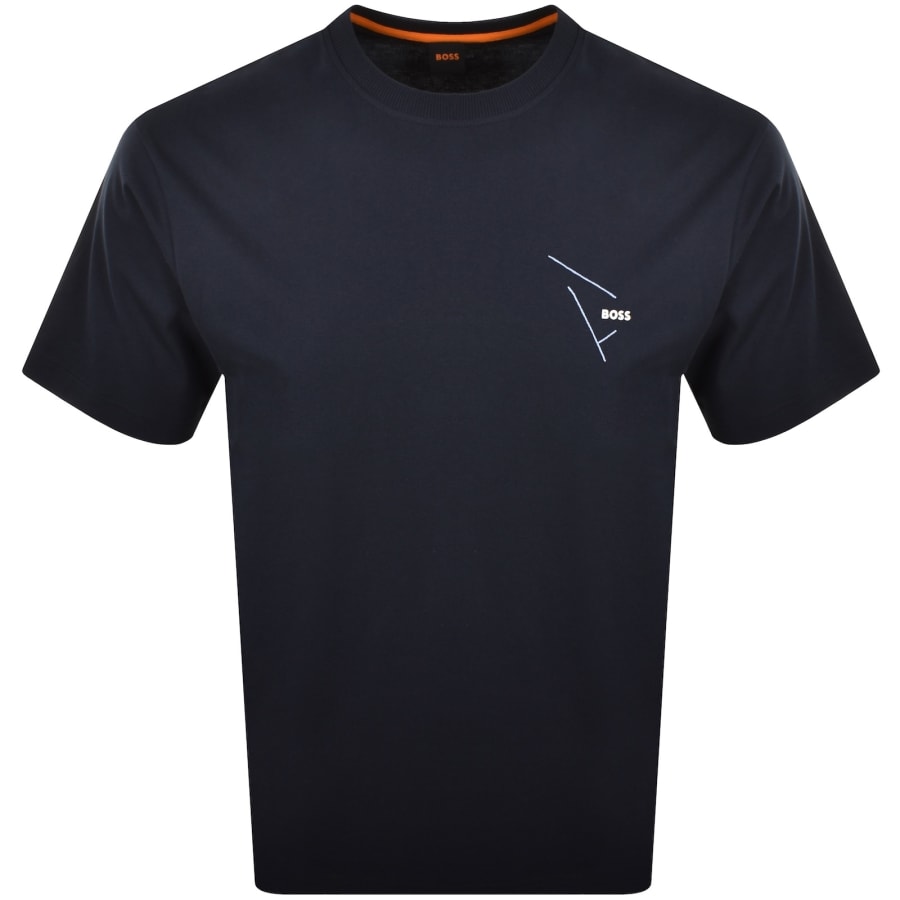 Image number 2 for BOSS Te Section T Shirt Dark Blue