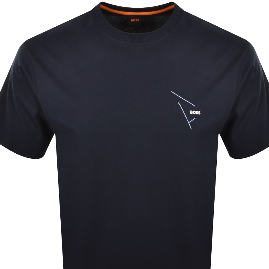 Image number 3 for BOSS Te Section T Shirt Dark Blue
