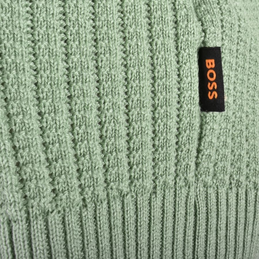 Image number 3 for BOSS Akoppo Knit Polo Shirt Green