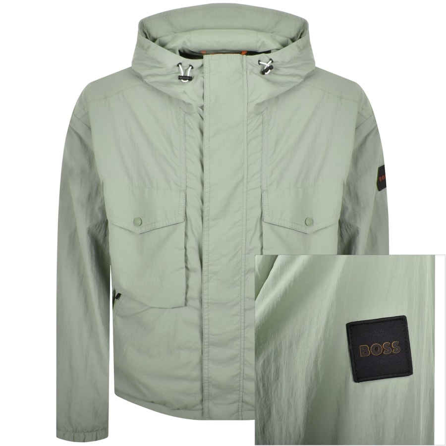 Image number 1 for BOSS Omusk Jacket Light Green
