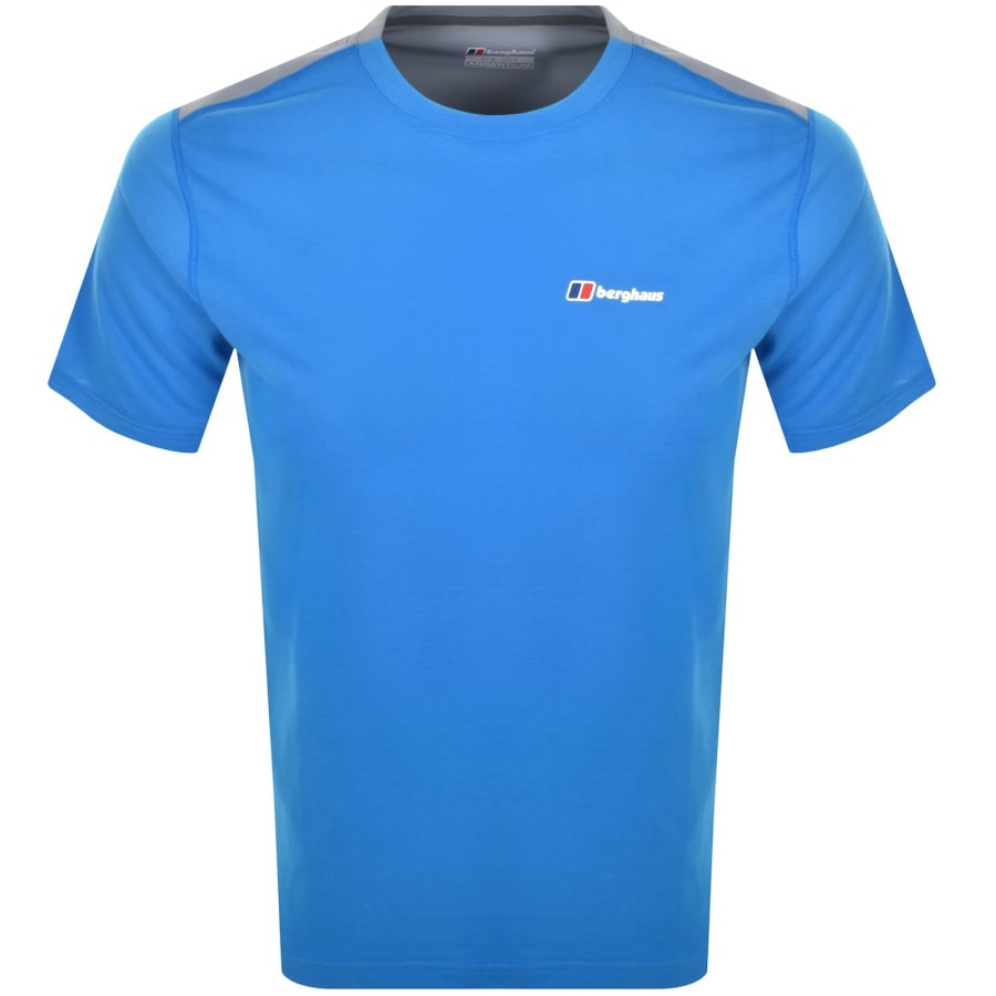 Image number 2 for Berghaus Terrain Trek Tech T Shirt Blue