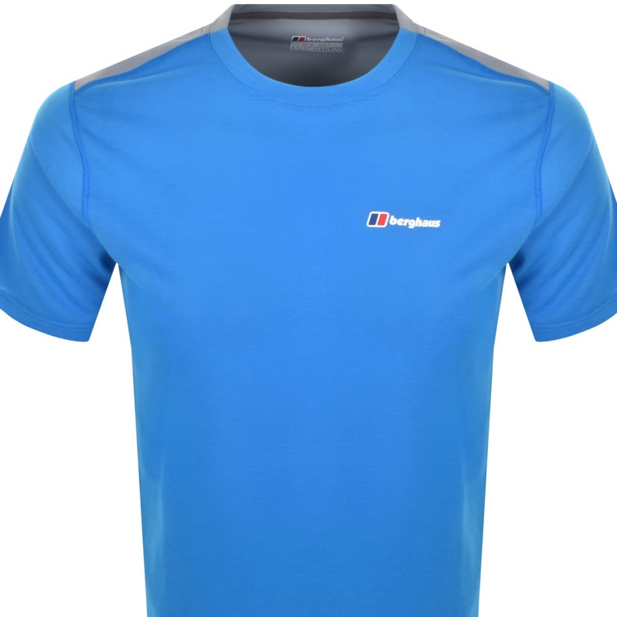 Image number 3 for Berghaus Terrain Trek Tech T Shirt Blue