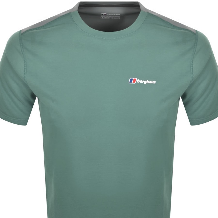 Image number 3 for Berghaus Terrain Trek Tech T Shirt Green
