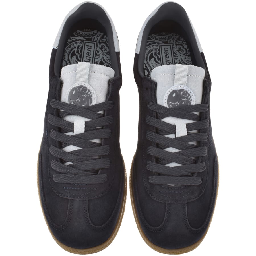 Image number 3 for Pretty Green Reunion Ramblas Trainers Navy