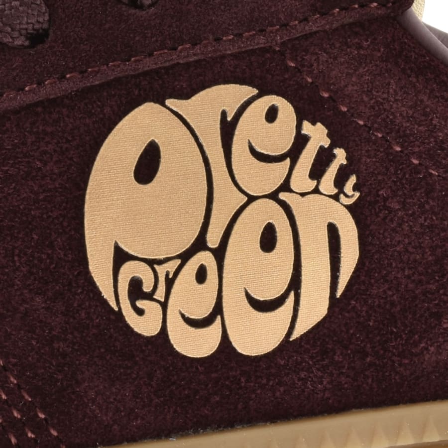 Image number 4 for Pretty Green Reunion Ramblas Trainers Maroon